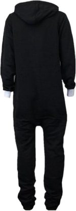 Men and Women Adult Pajamas Sportswear Hooded Unisex Jumpsuit - Image 2