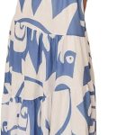 Women Boho Maxi Dress Printed Tiered Ruffle Flowy Sundress Summer Afternoon Tea Dresses