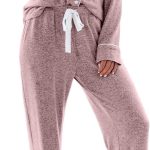 Women's Pajama Sets Long Sleeve Button Down Sleepwear Nightwear Soft Pjs Lounge Sets