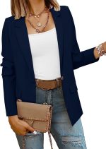 Women Business Casual Blazers with Lined Professional Work Suit Jacket with Pockets - Image 2