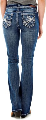 Luscious Curvy Bootcut Jeans for Women Mid-Rise  Denim in Petite, Midsize, Plus Size, Juniors Jeans - Image 2