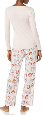 Womens Flannel Pajama Sleep Sets - Image 2